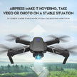 KBDFA E88 Drone - HD WIFI Helicopter with 4K Camera, Foldable Quadcopter, 1181.1inch Maximum Flight Altitude, 3m/s Speed, 5 Minute Battery Life, Black and Gray, Rechargeable Li-Polymer Battery, 1800mAh, 1181.1inch Control Ran - Kergle
