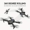 KBDFA E88 Drone - HD WIFI Helicopter with 4K Camera, Foldable Quadcopter, 1181.1inch Maximum Flight Altitude, 3m/s Speed, 5 Minute Battery Life, Black and Gray, Rechargeable Li-Polymer Battery, 1800mAh, 1181.1inch Control Ran - Kergle