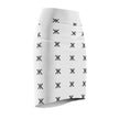 Minimal Monogram Pencil Skirt — Women's Patterned Office Skirt - Kergle