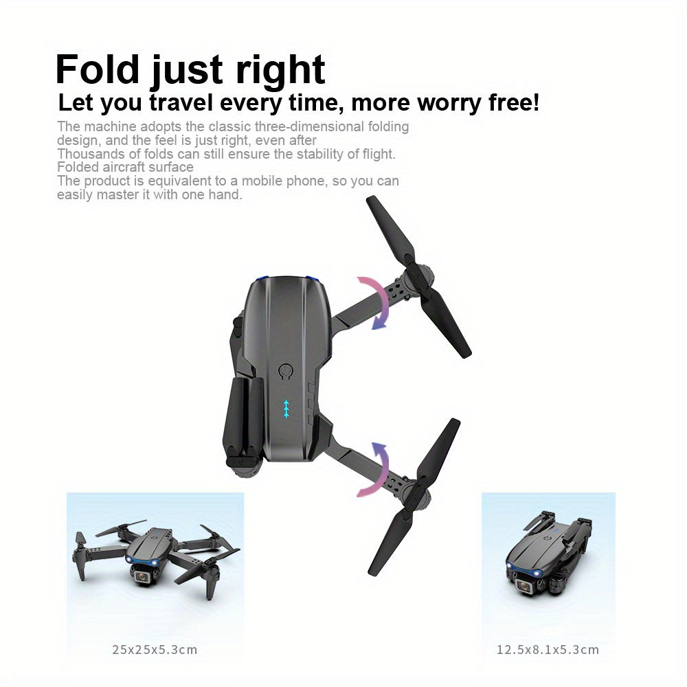 E99pro K3 Drone High-definition Aerial Photography Dual Camera Single Battery Optical Flow Fixed-point Hovering Quadcopter Remote Control Helicopter - Kergle