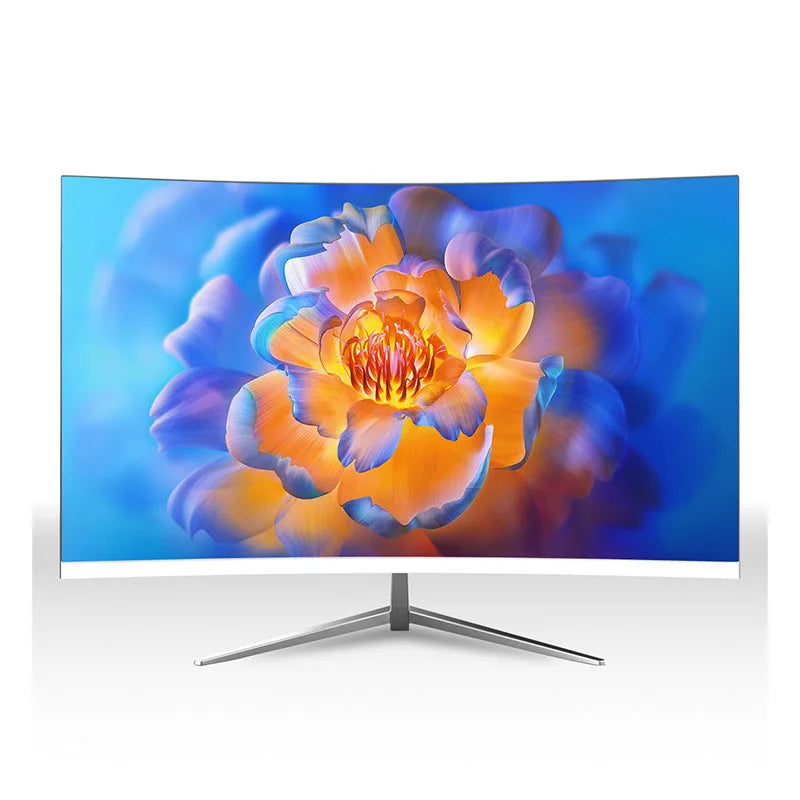 White 32 Inch 1500R 2K QHD 1440P 144hz 165Hz LCD 1ms Wall Mounted PC Desktop Computer Screen Gaming LED Curved Monitor - Kergle
