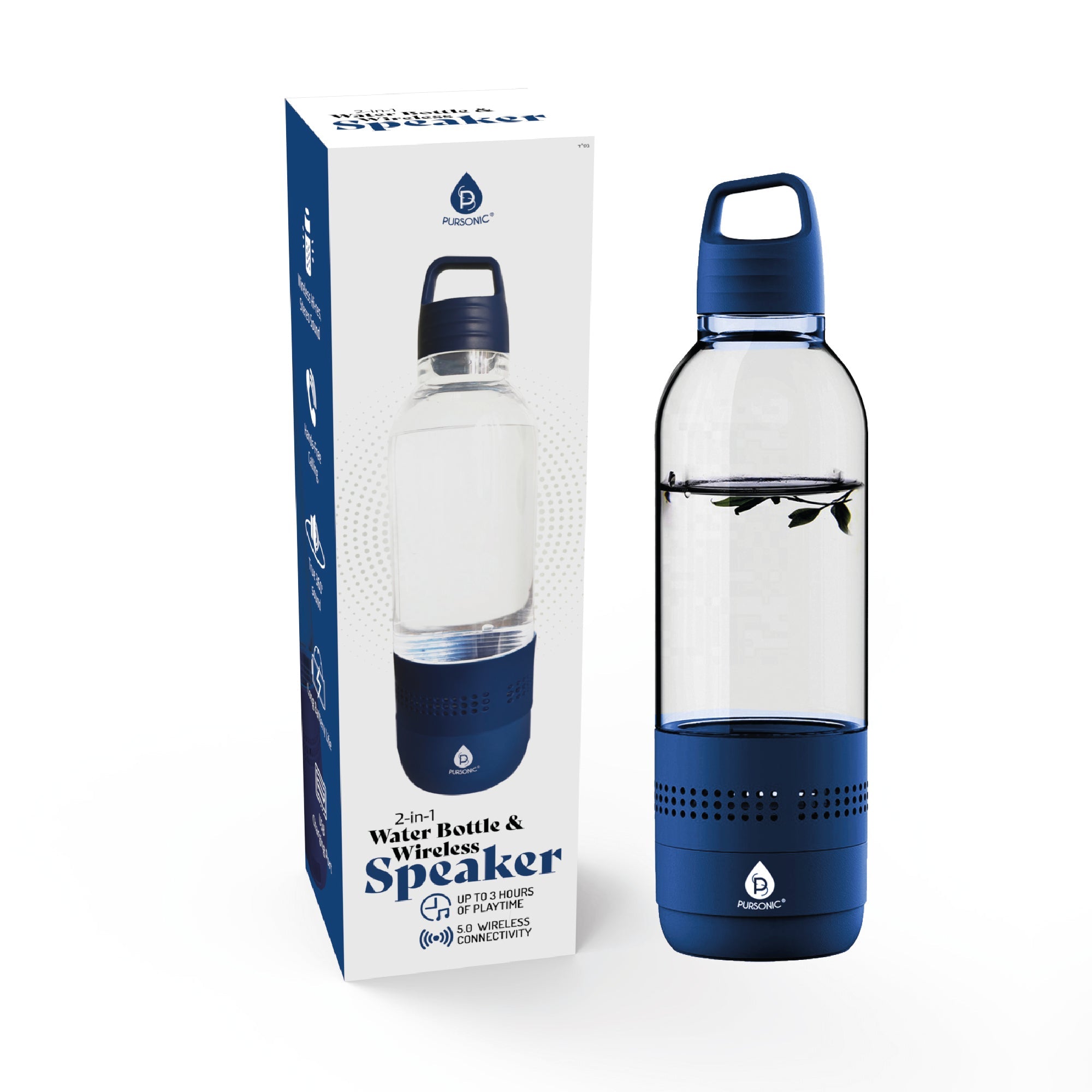 Pursonic 2-in-1 Water Bottle with Built-In Wireless Speaker-0