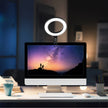 LED Ring Light With Clip On Laptop Computer Fill Lamp For Video Conference Lighting Kit Zoom Webcam Chat Live Streaming Youtube - Kergle