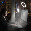 LED Ring Light With Clip On Laptop Computer Fill Lamp For Video Conference Lighting Kit Zoom Webcam Chat Live Streaming Youtube - Kergle