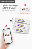 NFC bracelet business merchandise customization, Interactive company merchandise - Kergle