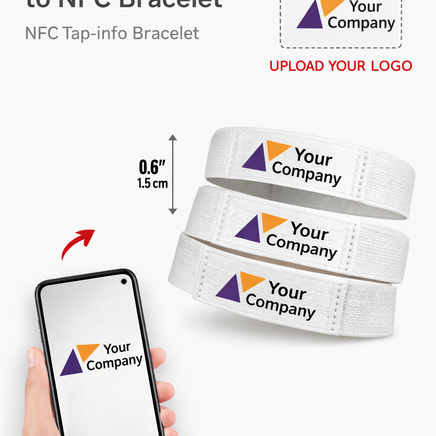 NFC bracelet business merchandise customization, Interactive company merchandise - Kergle