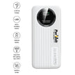 Pursonic 10,000mAh LED Fast Charging Power Bank – Built-in Cables, 22.5W Output, Type-C/USB/Lightning Compatibility-1