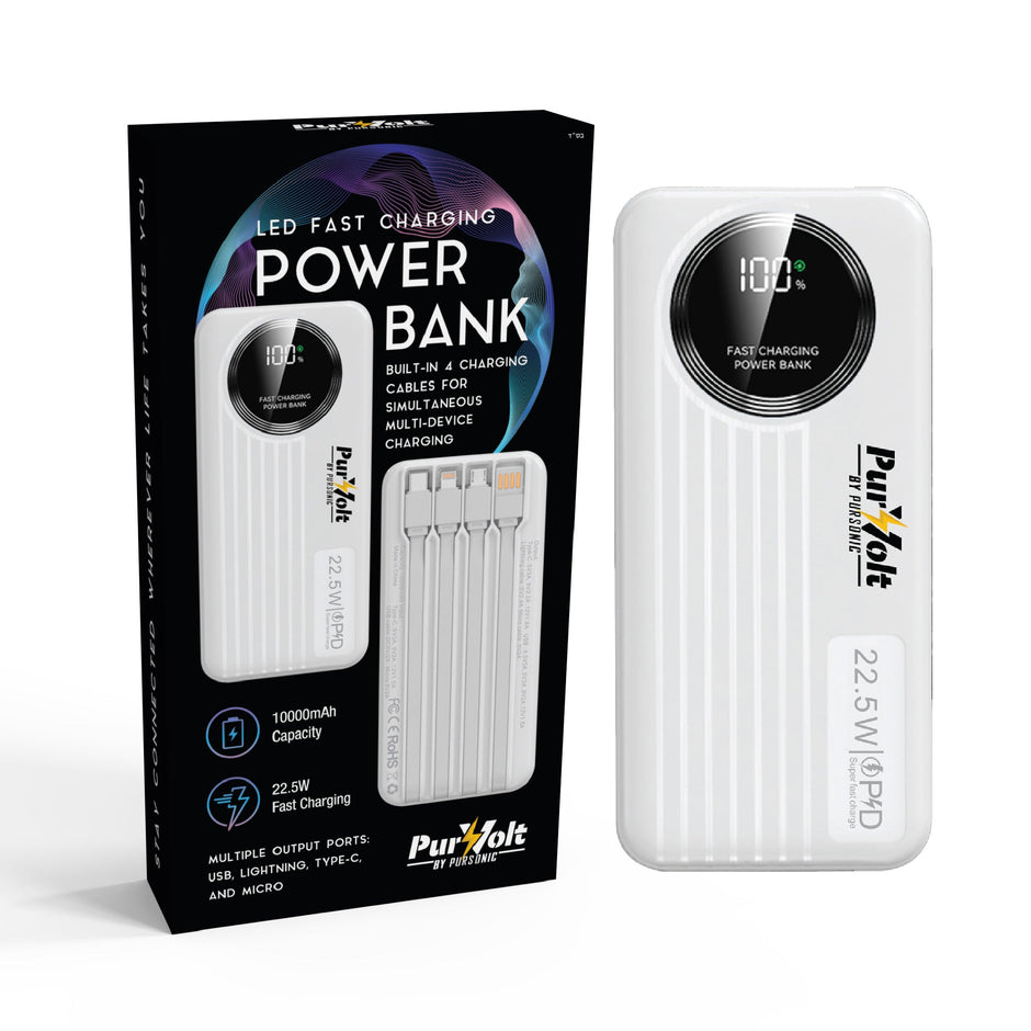LED Fast Charging Power Bank & Extra Large Electric Heating Pad: Power & Comfort Duo!-4