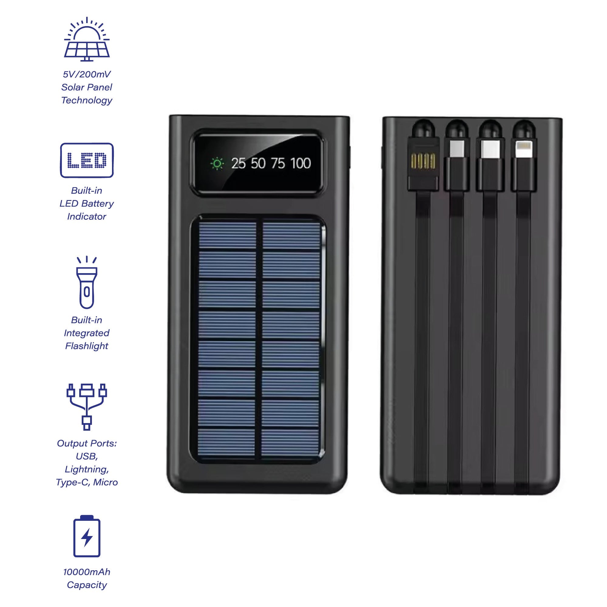 LED Portable Solarsync Power Bank – PoLED Portable Solarsync Power Bank – Power Anytime, Anywherewer Anytime, Anywhere-1