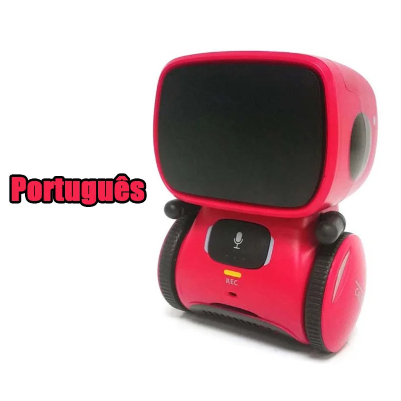 Toy Robot Intelligent Robots Russian & English & Spanish Version Voice & Touch control Toys Interactive Educational RC Robot - Kergle
