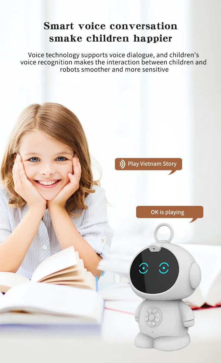 2026 Smart AI Robot WiFi Early Education Toys for Children Speech Recognition & Voice Interactive Educational Learning Machine