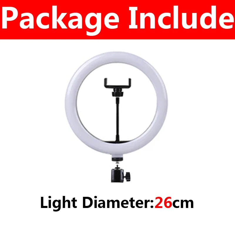 Selfie Ring Light Photography Fill Light Led Ring Lamp Remote Control Lamps For Mobile Phone Live Video Recording Live Broadcast - Kergle