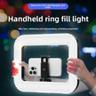 Portable Handheld Ring LED Light New Rabbit Cage Lighting Photography Lamp for Mobile Live Broadcast Selfie Light Decoration - Kergle