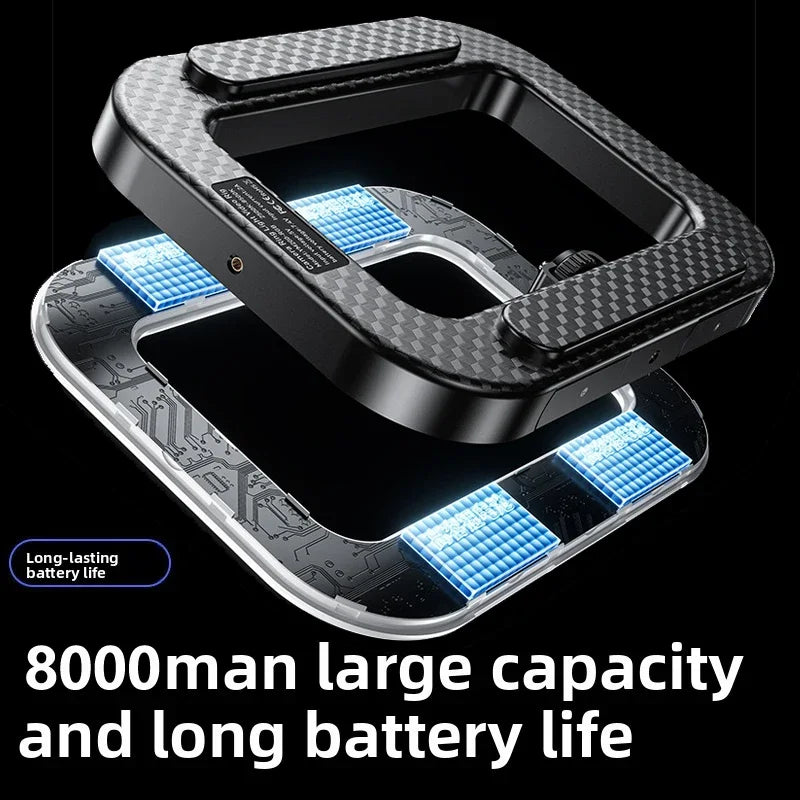 Portable Handheld Ring LED Light New Rabbit Cage Lighting Photography Lamp for Mobile Live Broadcast Selfie Light Decoration - Kergle