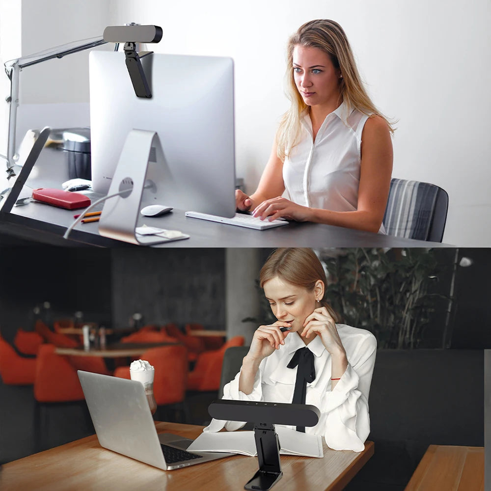 Video Conference Light Computer Light For Video Conferencing Video Call Lighting Adjustable Brightness Live Stream Light Phone - Kergle