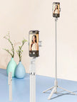 1700mm Selfie Stick Wireless Selfie Stick Phone Tripod Extendable  Stand Foldable Monopod For Smartphones Balance Steady Shootin - Kergle