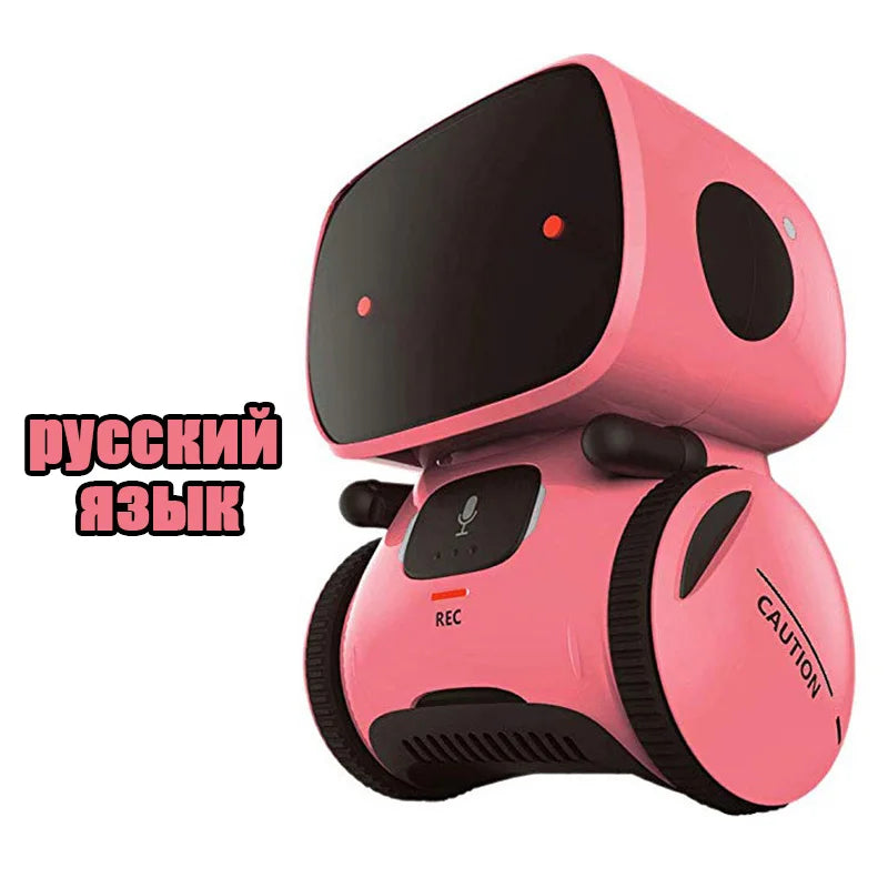 Toy Robot Intelligent Robots Russian & English & Spanish Version Voice & Touch control Toys Interactive Educational RC Robot