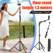 Phone Tripod Adjustable Horizontal Overhead Tripod Cell Phone Tripod Stand for Video Recording/Watching/Vlog Live Stream Tripod - Kergle