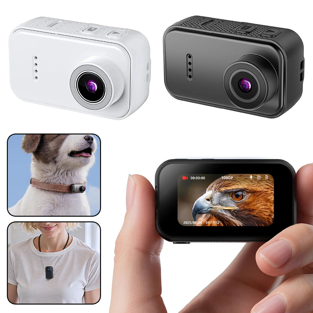 Thumb Actions Camera HD Motion Recorder Camera Cycle Riding VCR Pet Camera Mini Portable Sports DV Body-Cam For Photography