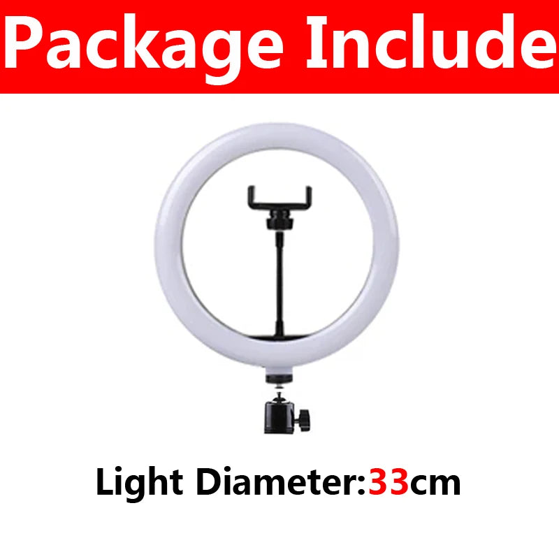 Selfie Ring Light Photography Fill Light Led Ring Lamp Remote Control Lamps For Mobile Phone Live Video Recording Live Broadcast - Kergle