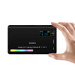 LED RGB Camera Light Full Color Output Video Light Kit Dimmable 2500K-9000K Bi-Color Panel Light CRI 95+ Rechargeable 3300mAh - Kergle