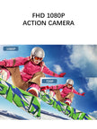  Action Camera 4K WiFi 2.0 Inch Touch Screen 140° Wide Angle Video Recording 30M Waterproof Bicycle Motorcycles Sports Cameras - Kergle