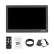 10 Inch Wide LCD Screen Digital Photo Frame 1024 * 600 High Resolution Electronic Photo Frame with MP3 MP4 Video Player Calendar - Kergle