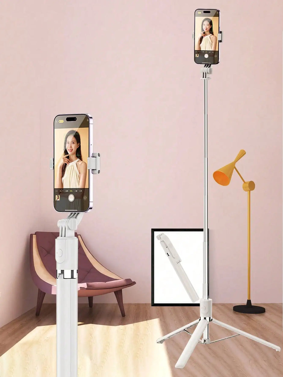 1700mm Selfie Stick Wireless Selfie Stick Phone Tripod Extendable  Stand Foldable Monopod For Smartphones Balance Steady Shootin - Kergle