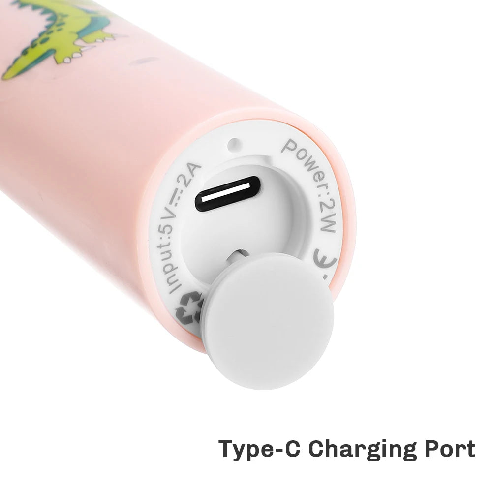 Smart Rotating Electric Toothbrush, Rechargeable Rotary Toothbrush with 4 Heads, Electric Toothbrush for Adults Soft Replacement