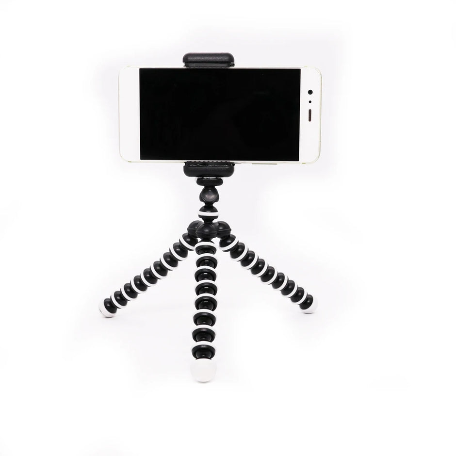 Tripods Tripod for Phone, Mobile Camera Holder Clip, Smartphone Monopod Stand, Octopus Mini Tripod Stativ - Kergle