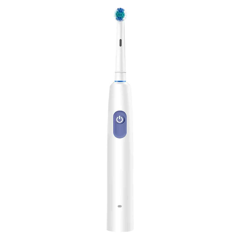 Smart Rotating Electric Toothbrush, Rechargeable Toothbrush with 4 Heads, Adults Soft Toothbrush - Kergle