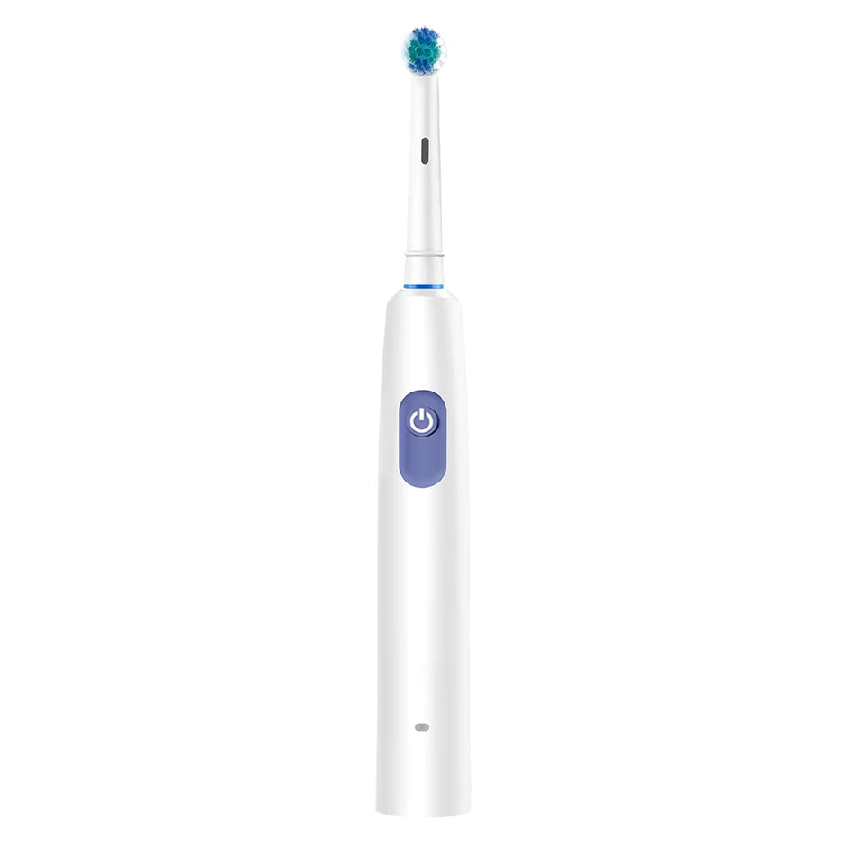 Smart Rotating Electric Toothbrush, Rechargeable Toothbrush with 4 Heads, Adults Soft Toothbrush - Kergle