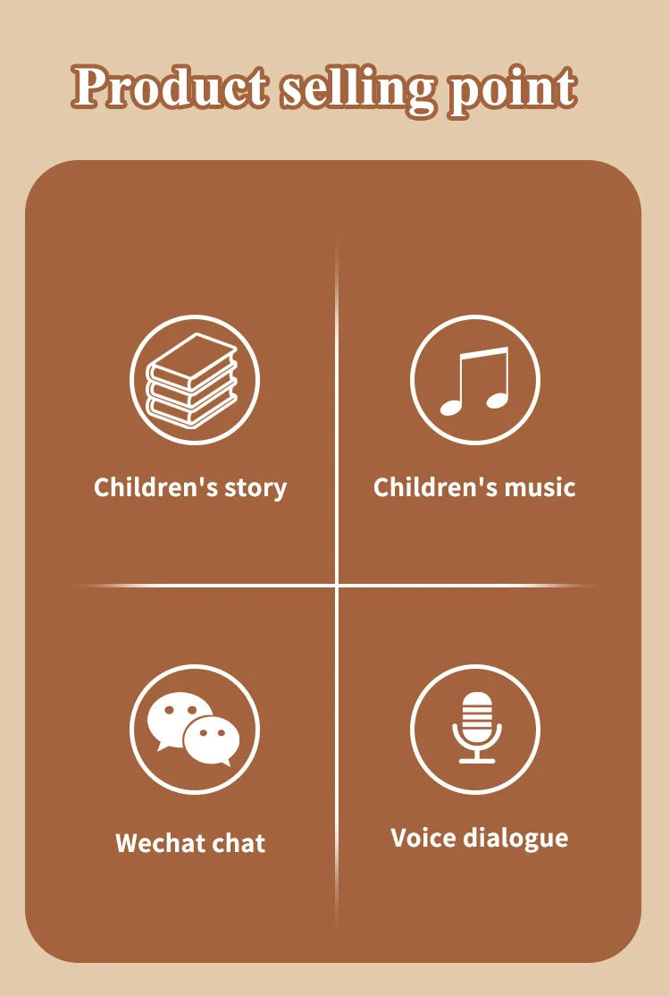 2026 Smart AI Robot WiFi Early Education Toys for Children Speech Recognition & Voice Interactive Educational Learning Machine - Kergle