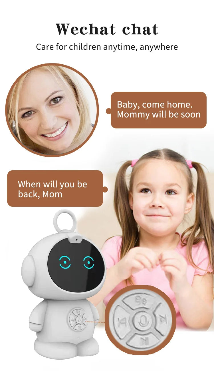 2026 Smart AI Robot WiFi Early Education Toys for Children Speech Recognition & Voice Interactive Educational Learning Machine - Kergle