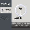 12 Inch Ring Light, Dimmable USB LED for Phone Photography, Live Streaming, For YouTube TikTok Videos - Kergle