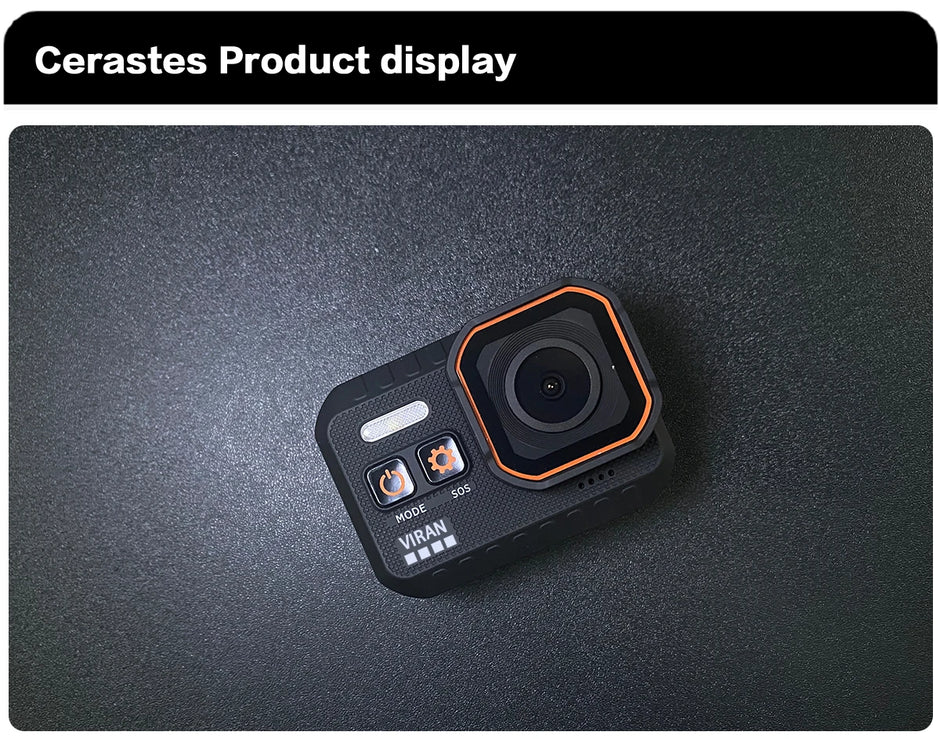 Action Camera 4K60FPS WiFi Anti-shake Action Camera With Remote Control Screen Waterproof Sport Camera drive recorder - Kergle