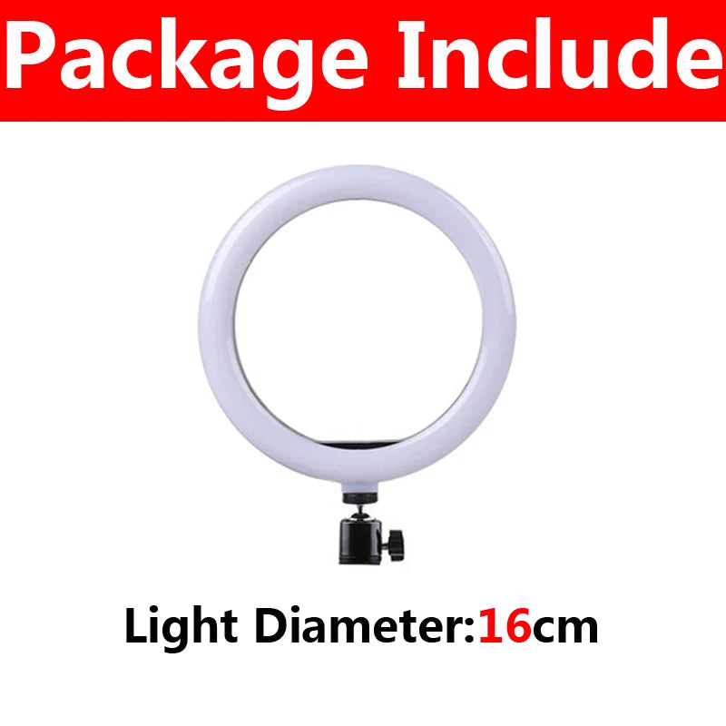 Selfie Ring Light Photography Fill Light Led Ring Lamp Remote Control Lamps For Mobile Phone Live Video Recording Live Broadcast - Kergle