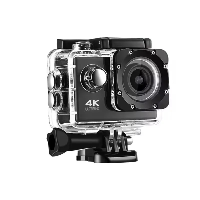 Action Camera 4K WiFi 2.0 Inch Touch Screen 140° Wide Angle Video Recording 30M Waterproof Bicycle Motorcycles Sports Cameras - Kergle