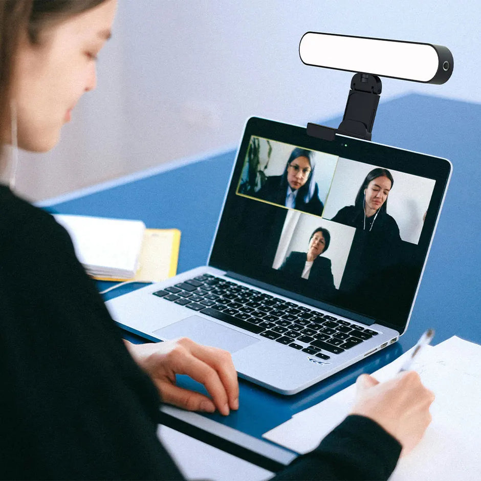 Video Conference Light Computer Light For Video Conferencing Video Call Lighting Adjustable Brightness Live Stream Light Phone - Kergle