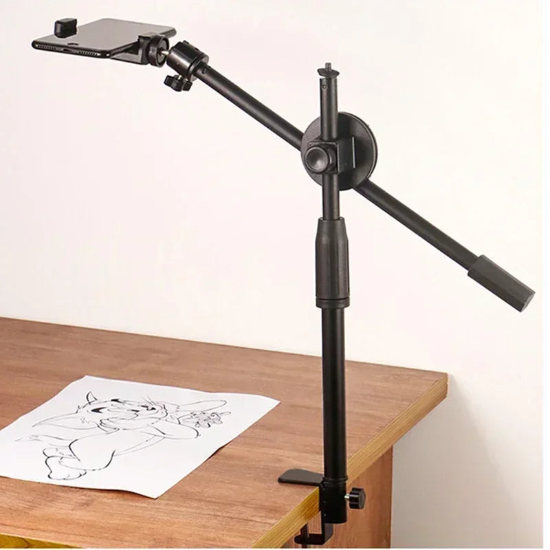 Horizontal Tripod for Phone Smartphone Table Overhead Tripe Stand for Mobile Cellphone Filming Photography Articulated Arm - Kergle