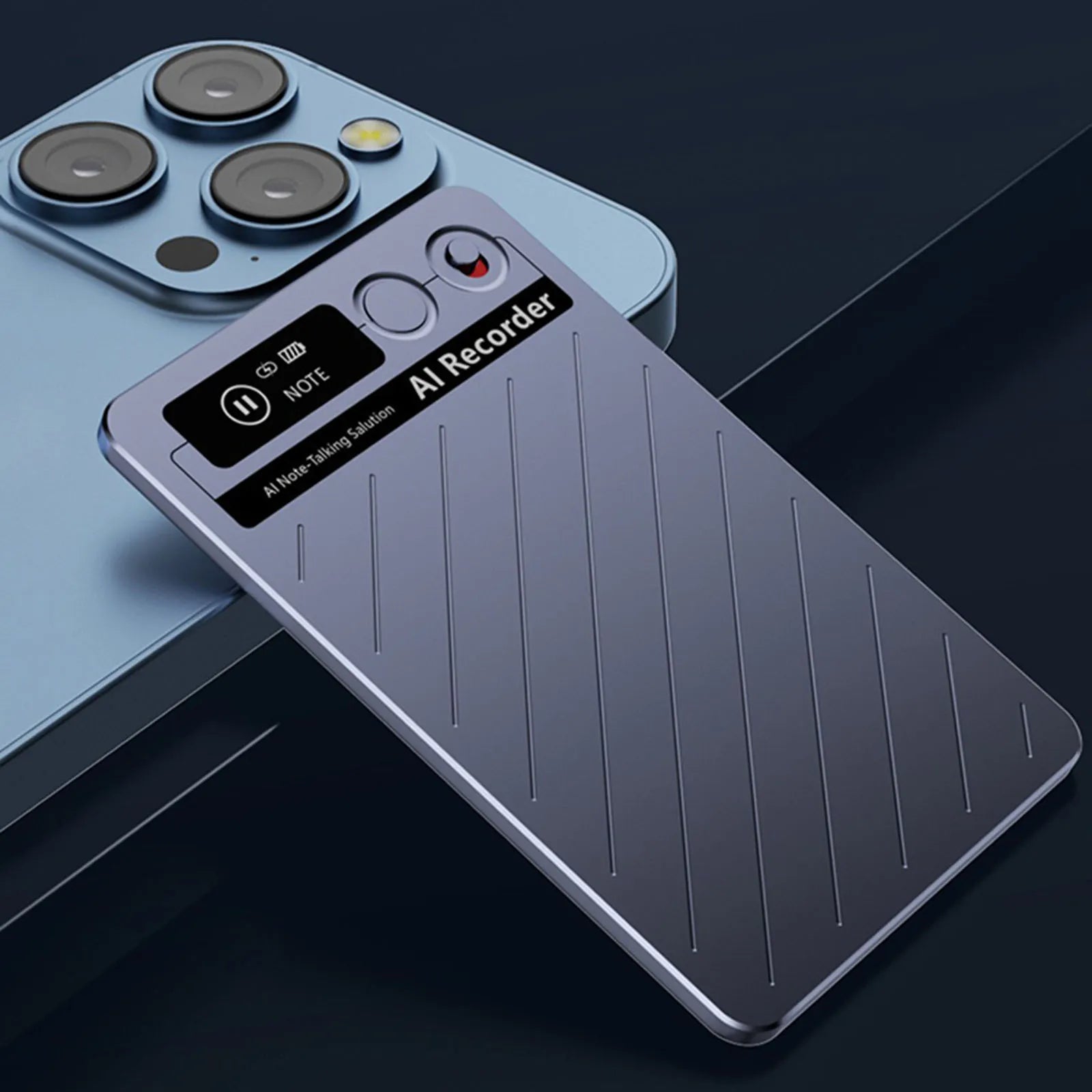 AI Mag-safe Voice Recorder, Notetaking Device for Meetings & Lectures, AI Transcription & Summarization for 118+ Languages