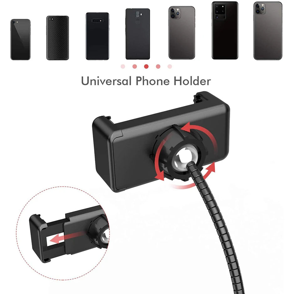 LED Ring Light Photography Adjustable Lighting Phone Ringlight With 20cm Tripod Stand USB Round Fill Lamp For Phone Video Live - Kergle