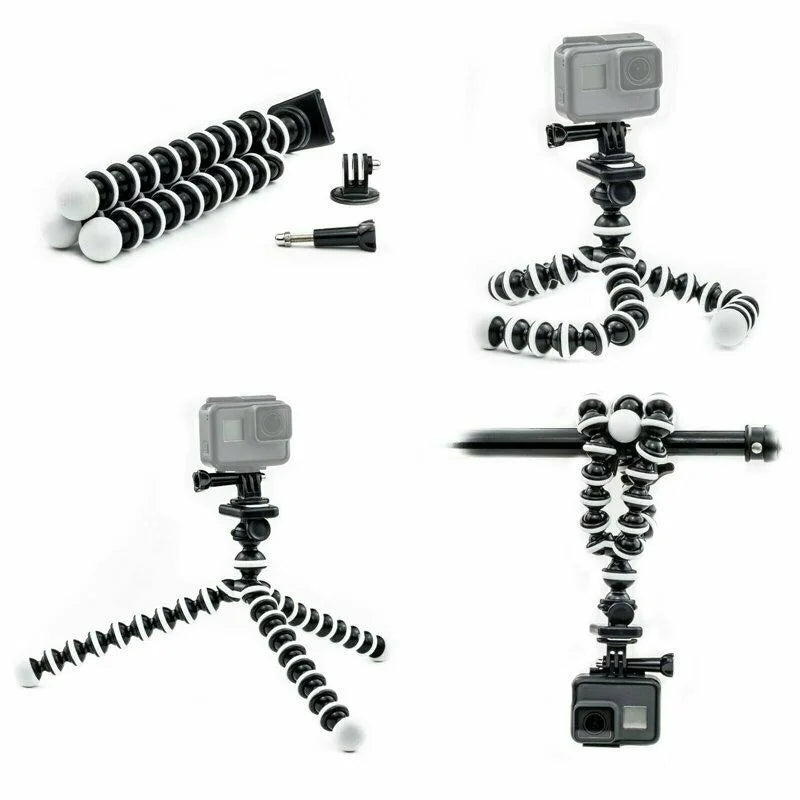 Tripods Tripod for Phone, Mobile Camera Holder Clip, Smartphone Monopod Stand, Octopus Mini Tripod Stativ - Kergle