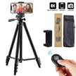 Tripod For Phone Camera Tripod Stand with Bluetooth Remote Phone Holder Lightweight Universal Photography For Xiaomi Huawei DSLR - Kergle