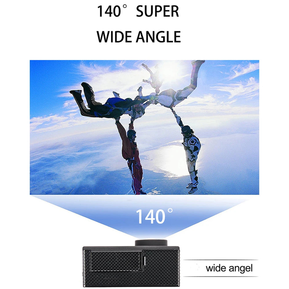 Action Camera 4K WiFi 2.0 Inch Touch Screen 140° Wide Angle Video Recording 30M Waterproof Bicycle Motorcycles Sports Cameras - Kergle