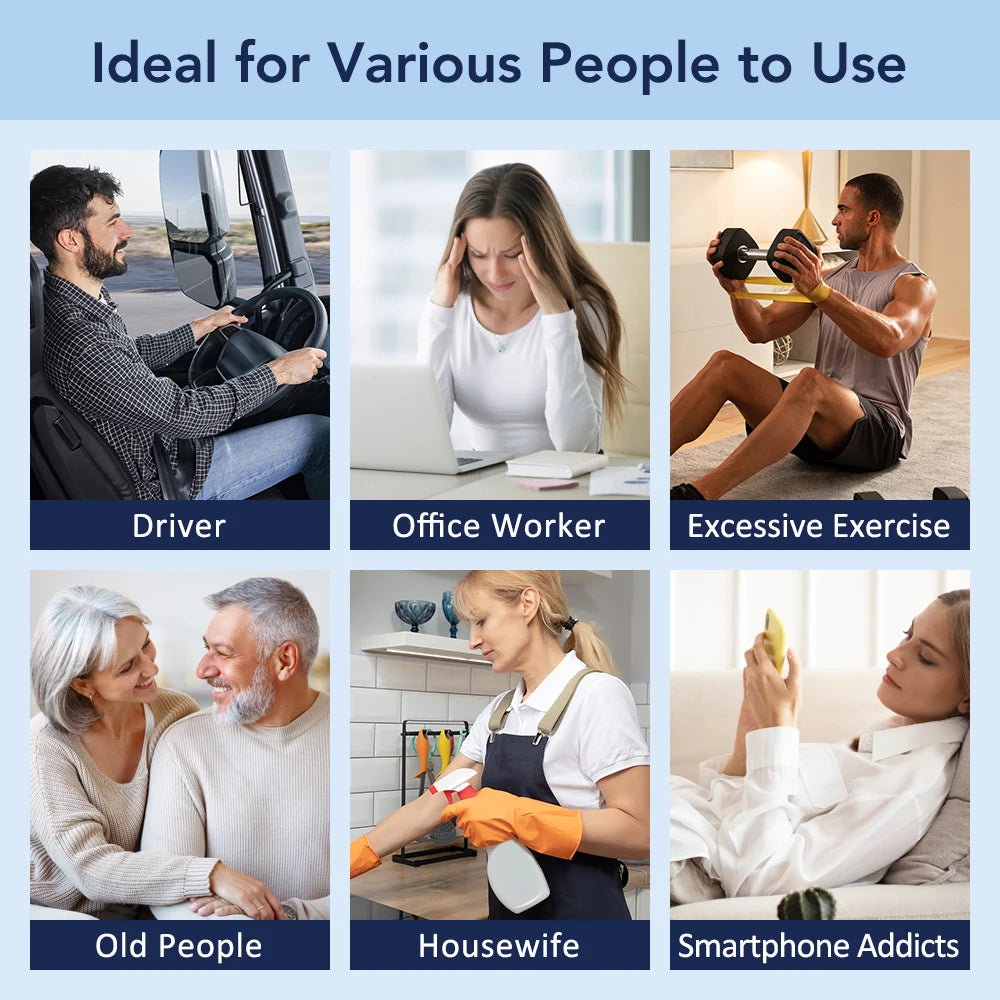 Electronic Pulse Massager TENS EMS Muscle Stimulator Physiotherapy Instrument Multiple Output Meridian Apparatus Health Care - Kergle