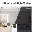 Smart Camera 1080P 360 Angle WiFi Night Vision Webcam Video IP Camera Baby Security Monitor AI Auto Tracking for Smartlife APP - Kergle