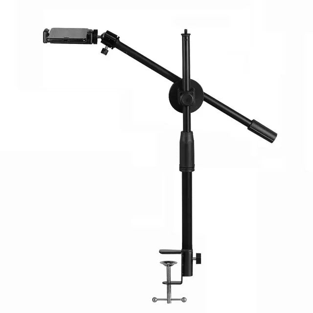 Horizontal Tripod for Phone Smartphone Table Overhead Tripe Stand for phone Iphone 15 14 Pro Filming Photography Articulated Arm - Kergle