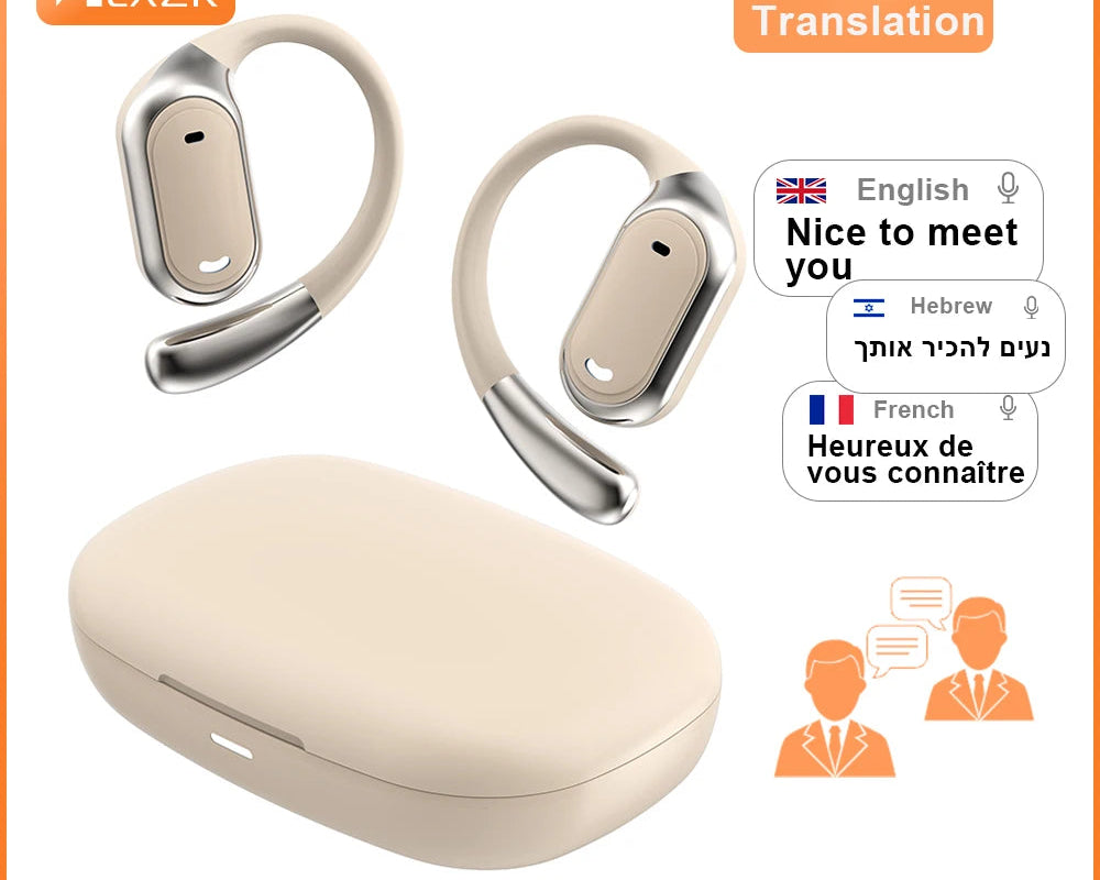 Oakenly AI Translator Headphones – 144-Language Real-Time Translation