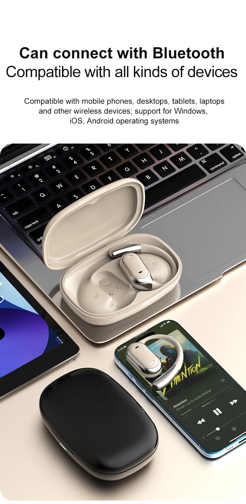 Oakenly AI Translator Headphones – 144-Language Real-Time Translation